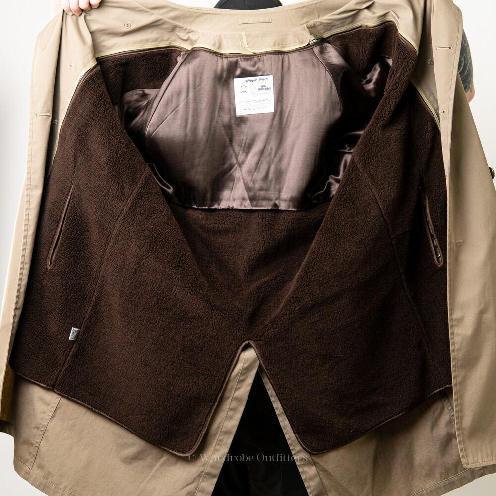 Vintage London Fog Maincoats Tan Trench Pea Coat - Picture 4 of 10